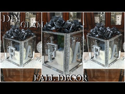 DOLLAR STORE DIY FALL DECOR IDEA | FALL TABLE CENTERPIECE DECOR