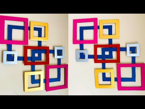 DIY Easy Abstract Wall Decor / Home Decor ideas