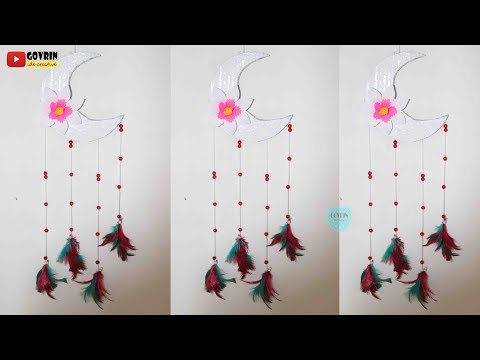 How to Make a Moon Dream catcher | DIY Home Decor | Super Easy Step by Step