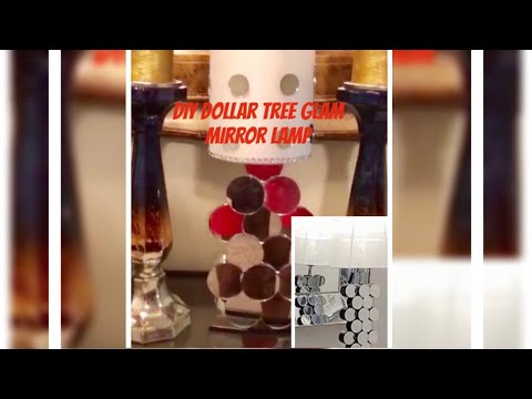 DIY Dollar Tree Glam Mirror Lamp/ Night Light Home Decor Creating Elegance For Less Faithlyn 2019
