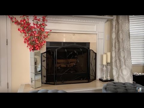 DIY HOME DECOR DOLLAR TREE/TALL MIRROR FLOOR VASE