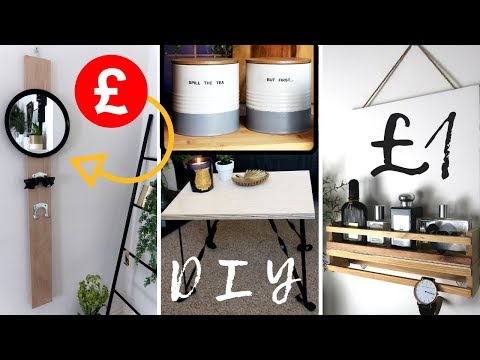 BUDGET DIY MINIMAL HOME DECOR | POUNDLAND DIY HACKS