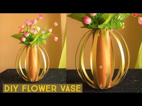 Diy Flower Vase | diy craft ideas | best out of waste | home decor ideas | parul pawar