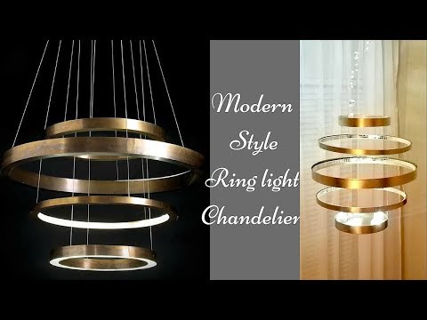 Diy Ring Chandelier |Inexpensive Modern Home Decor Request from an Instagram follower