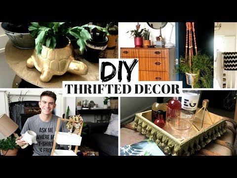 THRIFTED DIY HOME DECOR | CHARITY SHOP UPCYCLE CHALLENGE INSPIRED BY HERMIONE CHANTAL!