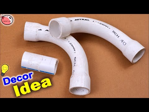 New Craft Idea with PVC Bend || DIY Wall Decor Showpiece Making at Home || DIY Room Decor