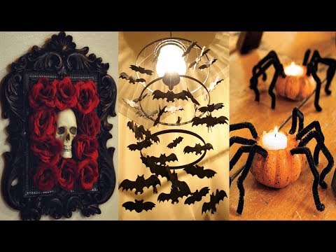 DIY ROOM DECOR! 5 Easy Crafts Ideas at Home for Halloween