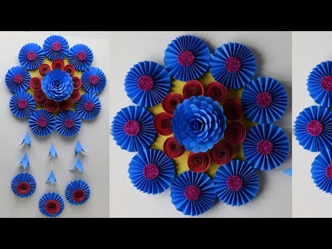 DIY home decoration idea u should try | How to make an awesome wall hanging out of papers |