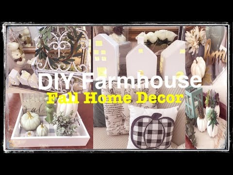 EASY FARMHOUSE DIY FALL HOME DECOR BUDGET-FRIENDLY HAUL IDEAS DIYS TIPS (2018)
