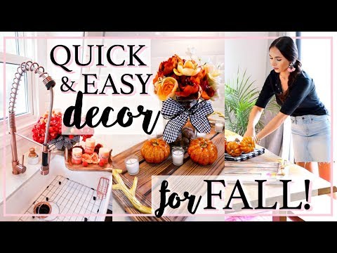 FALL DECORATE WITH ME 2018! | THE BEST CUTE AND EASY HOME DECOR IDEAS! | Alexandra Beuter