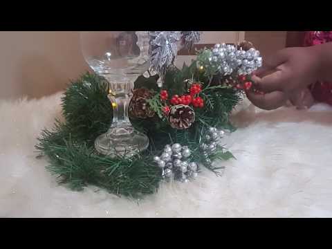 DOLLAR TREE DIY | CHRISTMAS HOME DECOR | MIRRORED CENTERPIECES | CHRISTMAS DECOR DIY