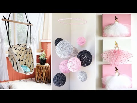 DIY Room Decor! 15 Easy Crafts at Home, Diy Ideas for Teenagers (DIY Wall Decor, Pillows, etc.)