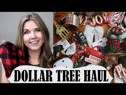 DOLLAR TREE HAUL 2018 –  CHRISTMAS NEW FINDS & FALL DECOR