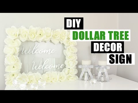DOLLAR TREE DIY Sign Or Dry Erase Board | Glam Rose Home Decor