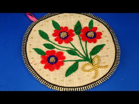 How to Make a Woolen Showpiece for Home Decor – DIY arts and crafts – Woolen Craft Ideas