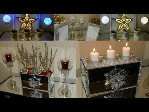 3 Quick and Elegant Home Decor Ideas using Dollar Tree Items|| DIY Elegant Christmas Homel Decor||