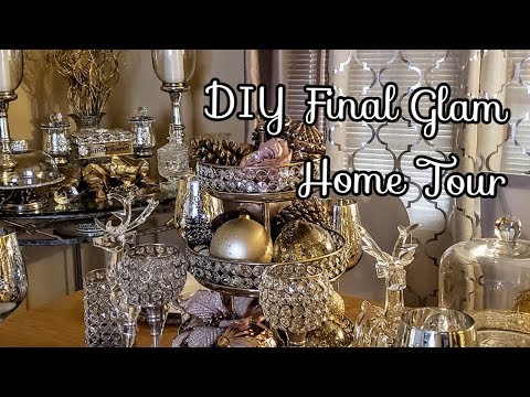 DIY Glam Home Décor 2018 Final Tour| DIY Glamorous Projects| Vlogmas 23