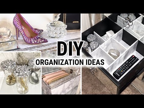 DIY Home Organizing Ideas | Dollar Tree DIY Mirror and Marble | Decor and Organization DIY