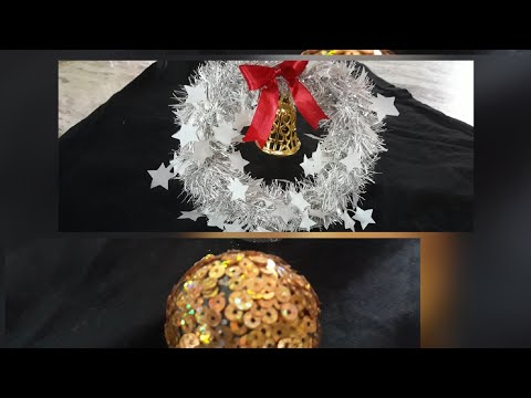 DIY Christmas decor | DIY Christmas Wreath | Home decor for holiday | Christmas tree ornaments