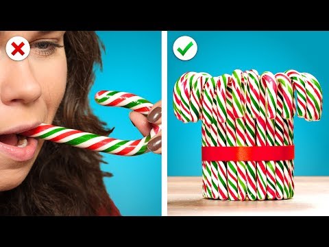 Turn Edibles into Christmas Decor! Candy Decorations And More DIY Christmas Ideas