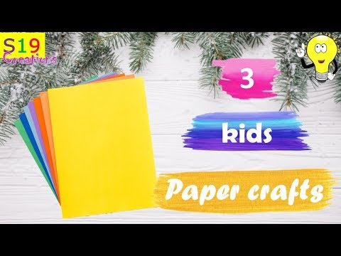 3 Diy Christmas crafts | Easy paper craft ideas for room decoration | Budget decor ideas with paper