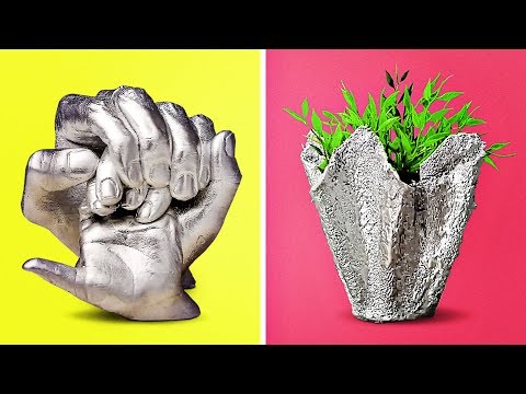 11 COOL CRAFTS WITH CONCRETE AND CLAY