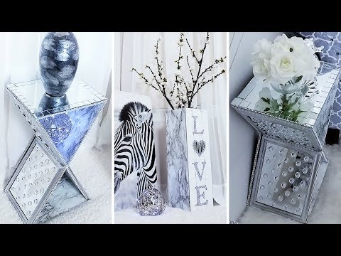 Turn Dollar Tree Frames into a Showroom Style Table and Vase| Home Decor Trend 2019