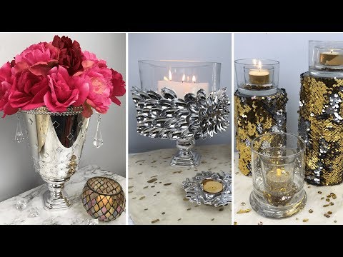 DOLLAR TREE GLAM DIY HOME DECOR | INEXPENSIVE DIY