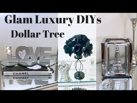 Dollar Tree Mirror DIY  Glam and Luxury Decor on a Budget