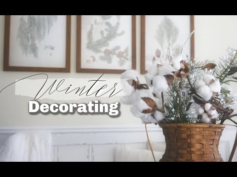 WINTER DECORATING IDEAS | FARMHOUSE WINTER DECOR TOUR