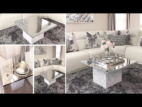 DIY Home Decor 2019 | Dollar Tree DIY Glam Mirror Table Set!