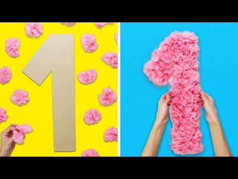 15 STUNNING DIY DECORATIONS FOR A KIDS PARTY