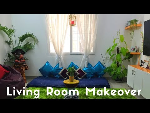 Small Indian Living Room Makeover||Living Room Decoration||Home Decor Ideas||Backyard Gardening