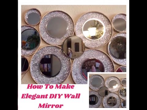 Dollar Tree DIY Glam Wall Mirror Decor Quick Easy Elegant Home Decor Creating Elegance For Less 2019