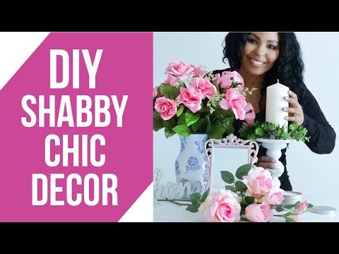DIY Dollar Tree Shabby Chic Decor & Challenge