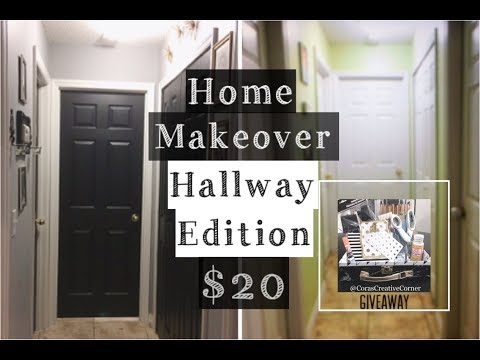 DIY Home Makeover : Hallway Edition…$20 | DIY Home Decor | Giveaway: DIY Starter Kit