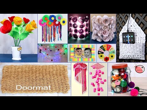 10 Best Out Of Waste Idea…. DIY Room Decor 2019 !!!