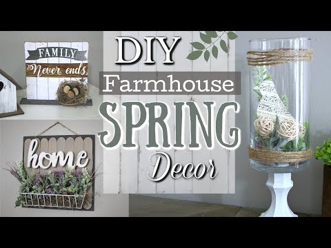 DIY Farmhouse Spring Decor Ideas | Dollar Tree DIY Home Decor 2019 | Krafts by Katelyn