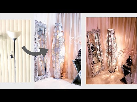HOW TO TURN AN OLD LAMP INTO A SHOWROOM STYLE LIGHTING| DIY HOME DECOR IDEAS 2019