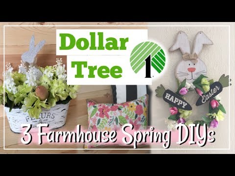 Dollar Tree DIY Spring & Easter Farmhouse Decor | Momma From Scratch
