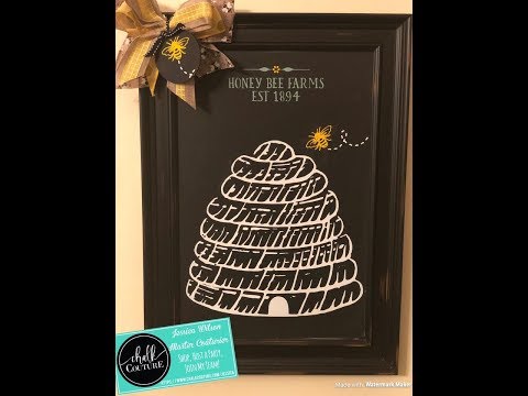 Chalk Couture The Bee's Knees Series Part 3 – Beehive #DIY #HomeDecor #Farmhouse #ChalkArt