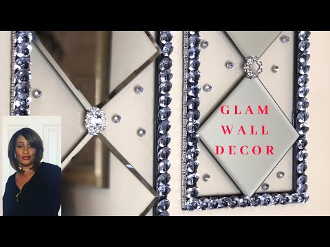 Glam Dollar Tree Wall Decor | DIY Home Decorating Ideas