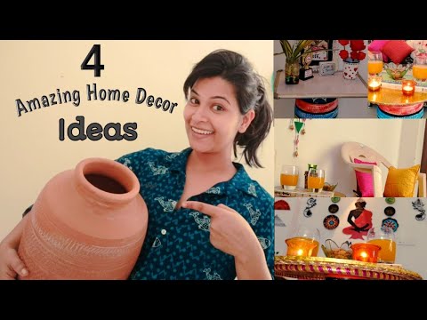 4 Amazing Home Decor Ideas using old Matka (Clay Pot)|| how to recycle waste pot