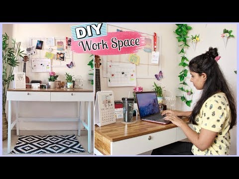 My Home Office Tour | DIY Workspace and Desk Decor Ideas | Office Setup India
