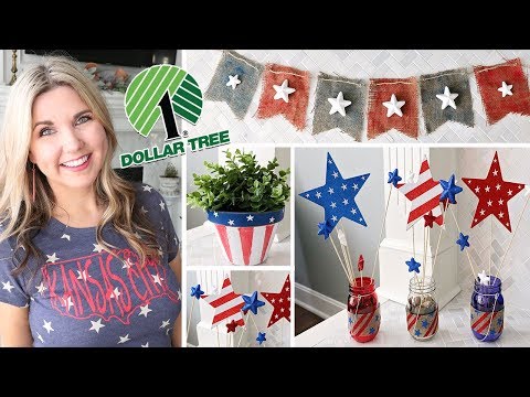 Dollar Tree DIY 4th of July ⭐ Fourth of July Decor