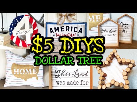 Dollar Tree DIY Summer Home Decor Farmhouse Style