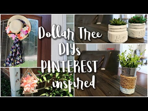 Dollar Tree DIY | Pinterest Inspired DIY | Home Decor for Outdoor and Indoor
