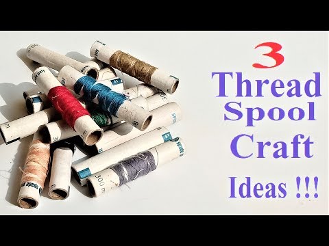 3 Awesome Home Decor Ideas from Thread Spool | DIY Home Decoration