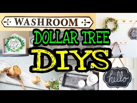 Dollar Tree DIY Home Decor / Modern Farmhouse Room Decor
