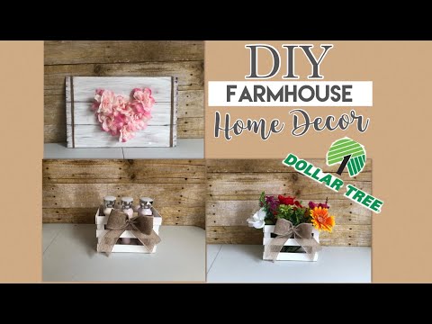 Dollar Tree DIY | Farmhouse Home Decor